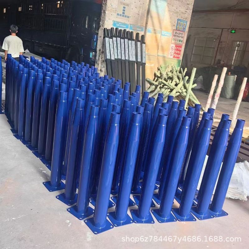 分体式太阳能灯杆A字臂监控灯柱花园厂区农村道路led照明拼接高杆|undefined