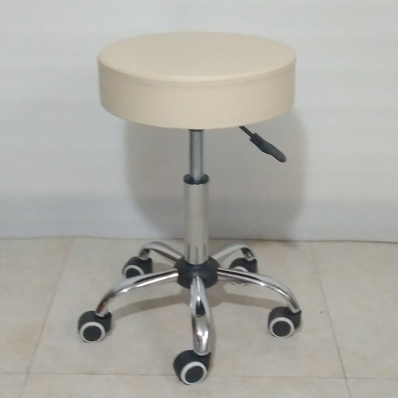 Pulley Stool Lift Small Round Stool Beauty Stool Rotating Nail Salon Barber Shop Work Chair Swivel Chair Laboratory Bar Stool