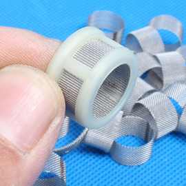 不锈钢过滤筒 圆柱形金属编织滤网筒 注塑滤网滤芯净水器滤筒