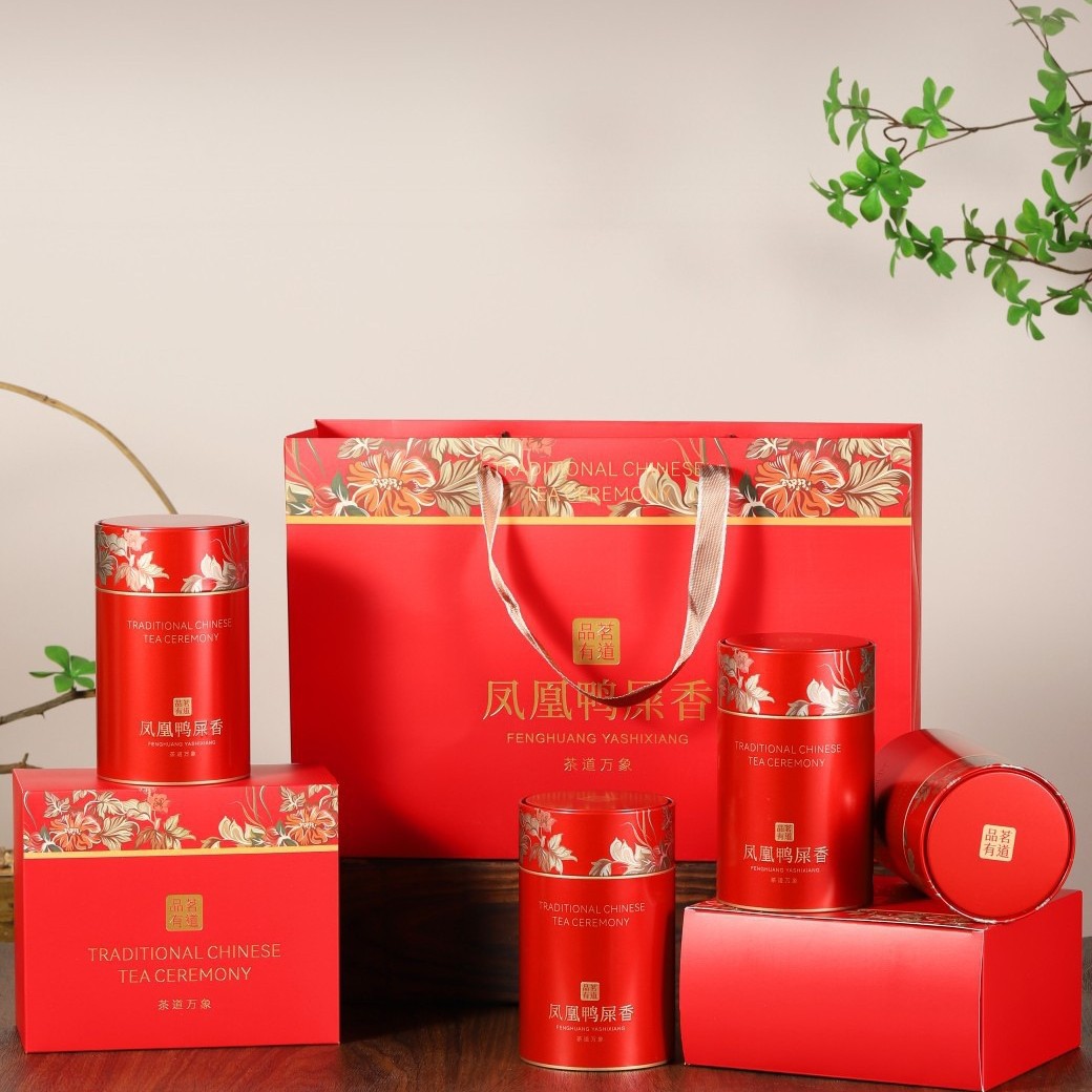 鸭屎香单丛枞通用茶叶包装批发高档精致密封马口铁一斤四空罐包邮