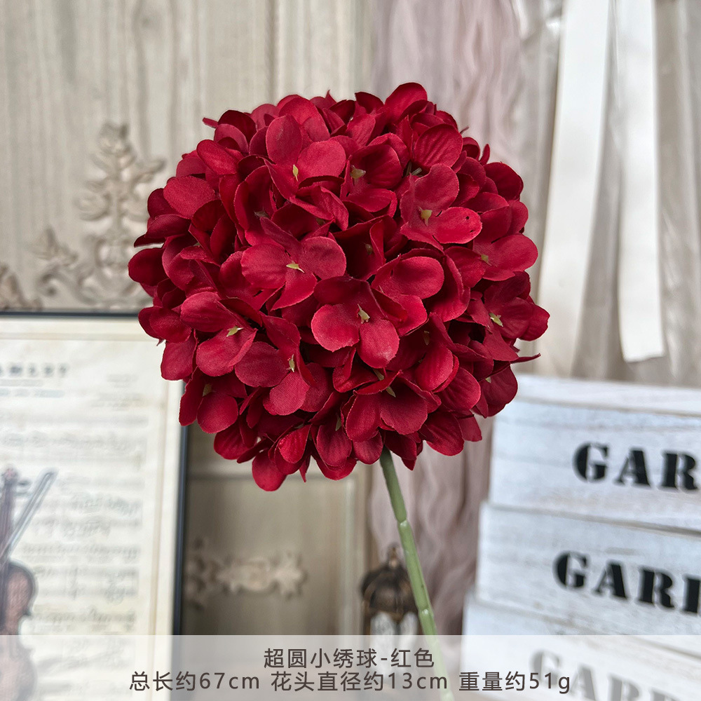 Cb-super round small hydrangea-red
