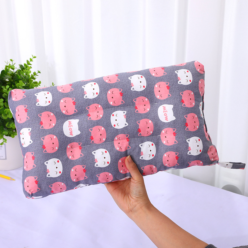 Gray kitten pure cotton pillow