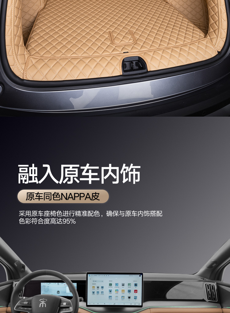 Suitable for Song Ldmi Trunk Mat 25 Models Byd Decorative Supplies Modification Accessories Fully Surrounded Foot Mat Trunk Mat