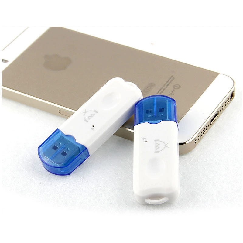 USB Bluetooth приёмник, маленькая синяя шапочка, Bluetooth-адаптер, автомобильный музыкальный приёмник, аудио-приёмник