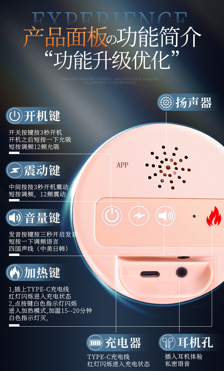 Jiuai Half-Body Inverted Doll with APP Suction, Heating and Vibration, TPE — detail image 23