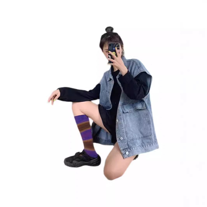 Vintage Loose Mid-Length Denim Vest Jacket for Women 2026 Spring and Autumn New Sleeveless Workwear Top Versatile