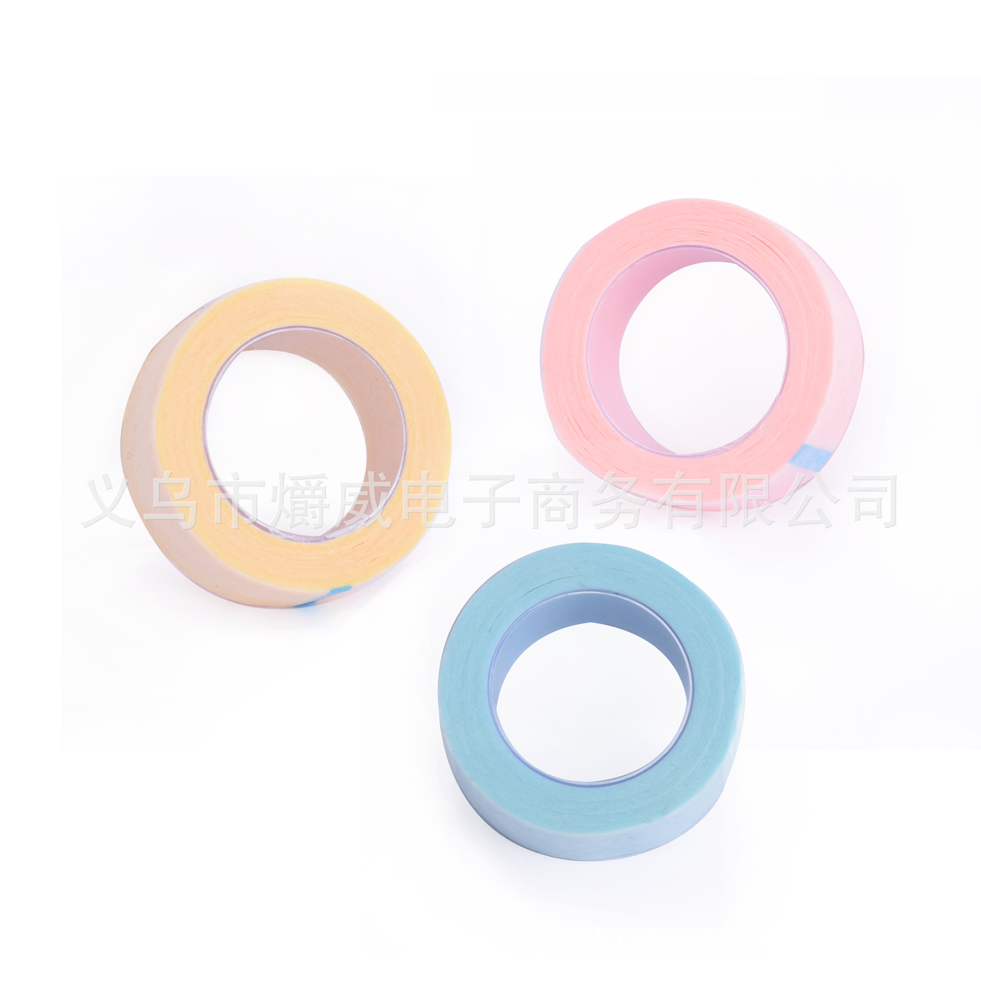 Grafting eyelashes non-woven tape pink y...