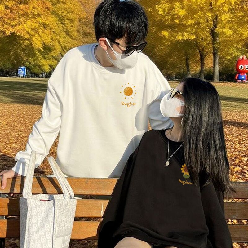 Chinese Valentine's Day Autumn Couple's Sweatshirt 2025 New Autumn and Winter Style One Man and One Woman Outer Suit Dopamine Outfit Chinese Valentine's Day Autumn Couple's Sweatshirt 2025 New Autumn and Winter Style One Man and One Woman Outer Suit Dopamine Outfit