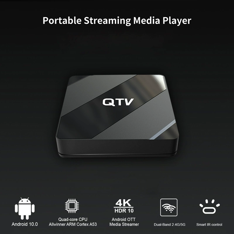 Внешнеторговый взрыв QTV, промежуточный ключ H616Android10 IPTV Stalker Cross - перекрестныйностранная торговля Q5 box