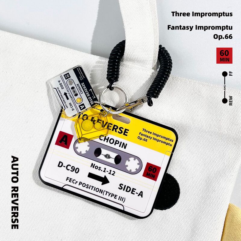 ABS Card Cover Trendy Sliding Cover Translucent Card Bag Student Campus Card Meal Card Protective Cover Creative High-end Sense Hanging Neck