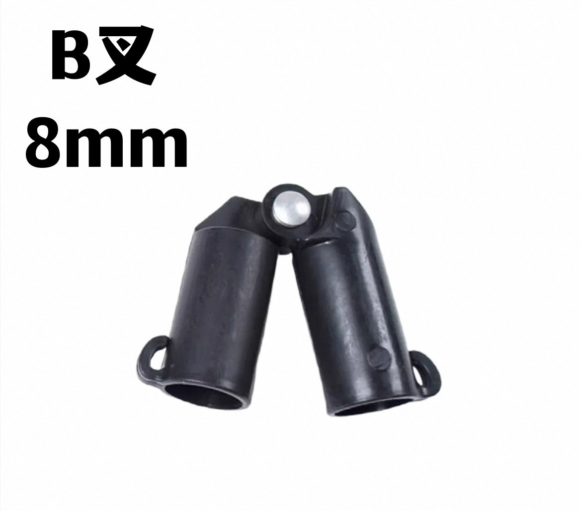 Conector de la hebilla de la siembra de hortalizas y flores de efecto invernadero tubo redondo de ratán escalada de plástico recubierto tubo de acero accesorios de jardinería