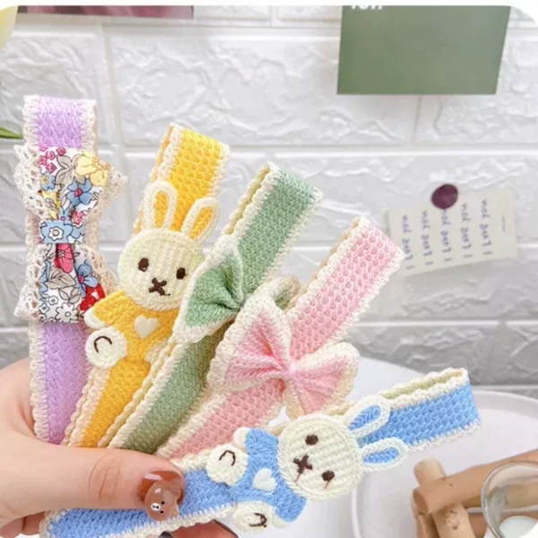 New Children's Bangs Velcro Hair Band Girl's Hair Breathe Hair Breathe Artifact Baby's Cute Hair Band Hair Card Hair Accessories