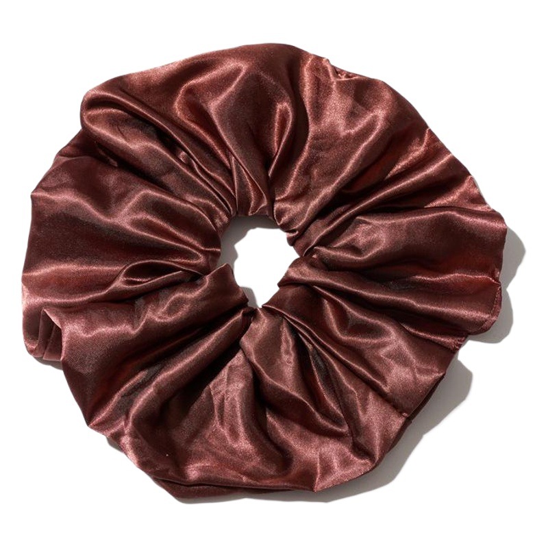 Satén grande de ala ancha intestino grueso banda de pelo europeo y americano moda chica pelo lazo alta cuerda de Pelo elástico accesorios para el cabello en stock