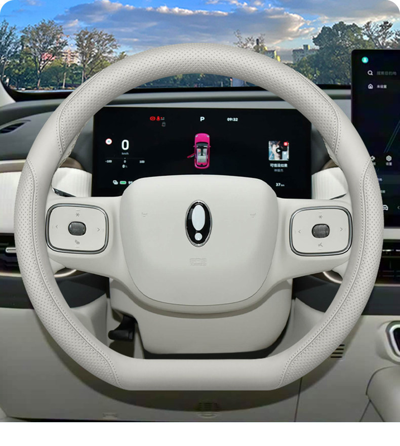 2026 Model Ora 5 Steering Wheel Cover, 2026 Model 580Max Car Interior Decoration Modification Accessories, Female Four-Season Steering Wheel Cover