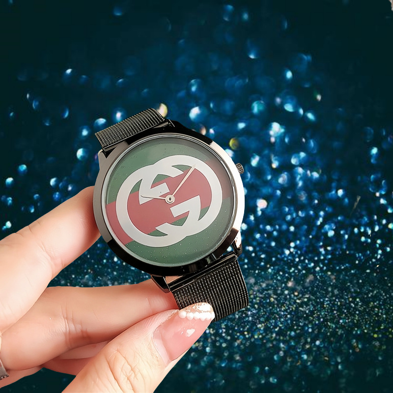 Round Watch Women's Fashion Trend Personalized Steel Band Watch Korean Style Sports Student Female Watch Foreign Trade Wholesale