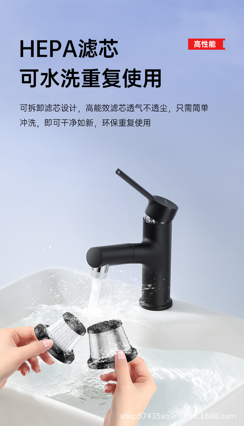 Cross-Border Wireless Car Vacuum Cleaner, All-In-One Blowing, Suction, Pumping, and Charging Handheld Vacuum Cleaner, Small Mini Vacuum Cleaner with High Suction Power