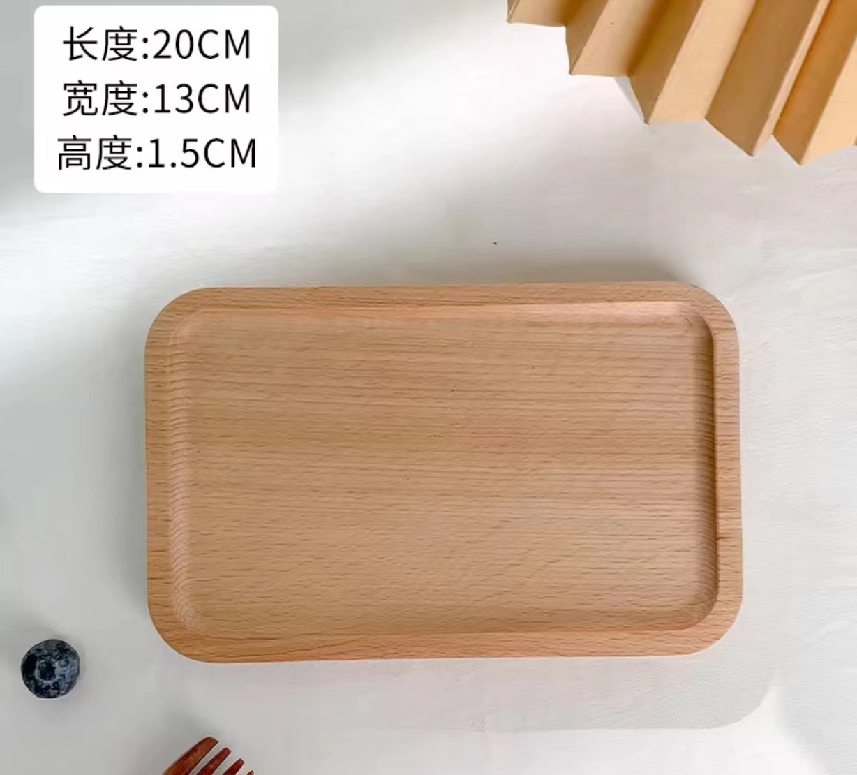 bandeja de madera de árbol de ebano, bandeja de almacenamiento de aire, plato de comedor oval japonés, pastel, pan, café, té, plato de madera sólida image 27