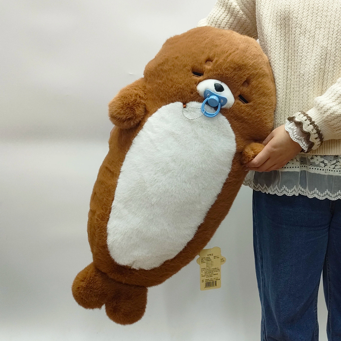 Authentic Snot Bear Comfort Series Seal Pillow Plush Toy Creative Snot Doll Children's Toy Healing