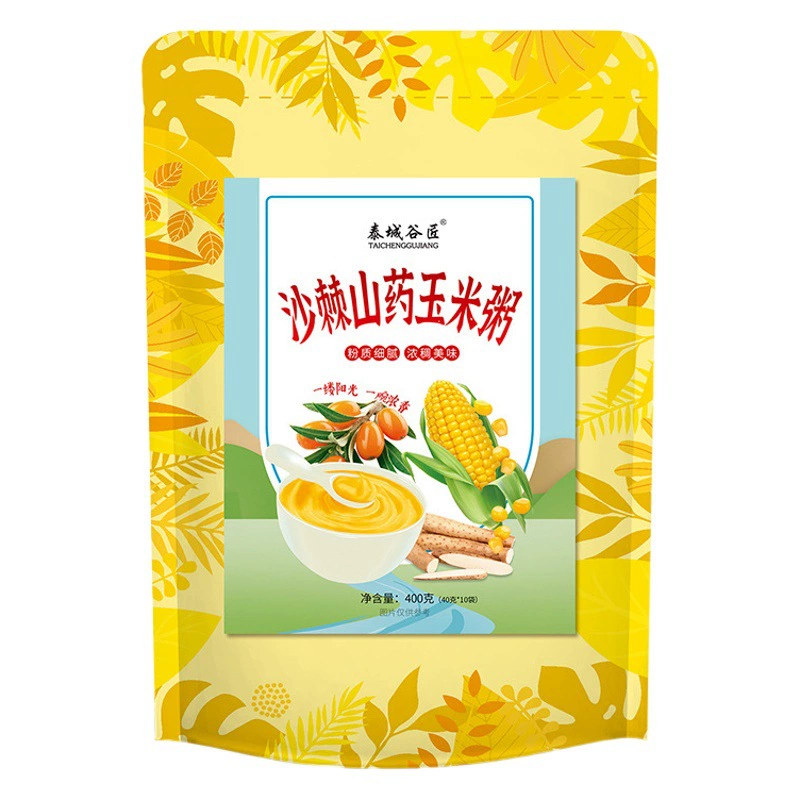 Дистрибьютор по подбору персонала 400 г Питание Облепиха Ям Полента Быстрорастворимый завтрак Облепиха Ям Полента