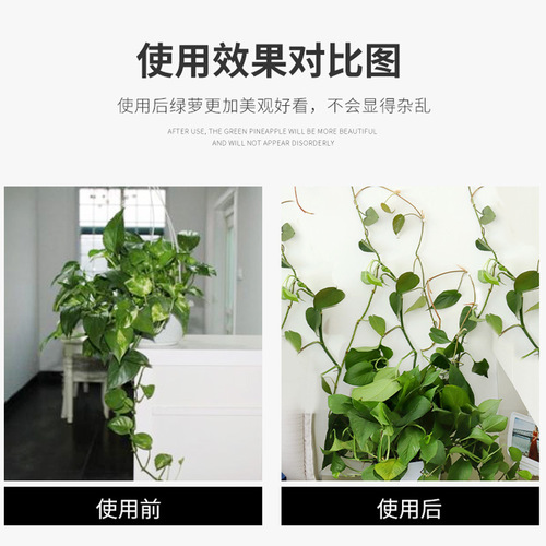 Green Ivy Wall Climbing Device, Green Vine Fixing Bracket, Climbing Hook Green Ivy Hanger, Green Plant Anchor with No-Trace Greenery Holder