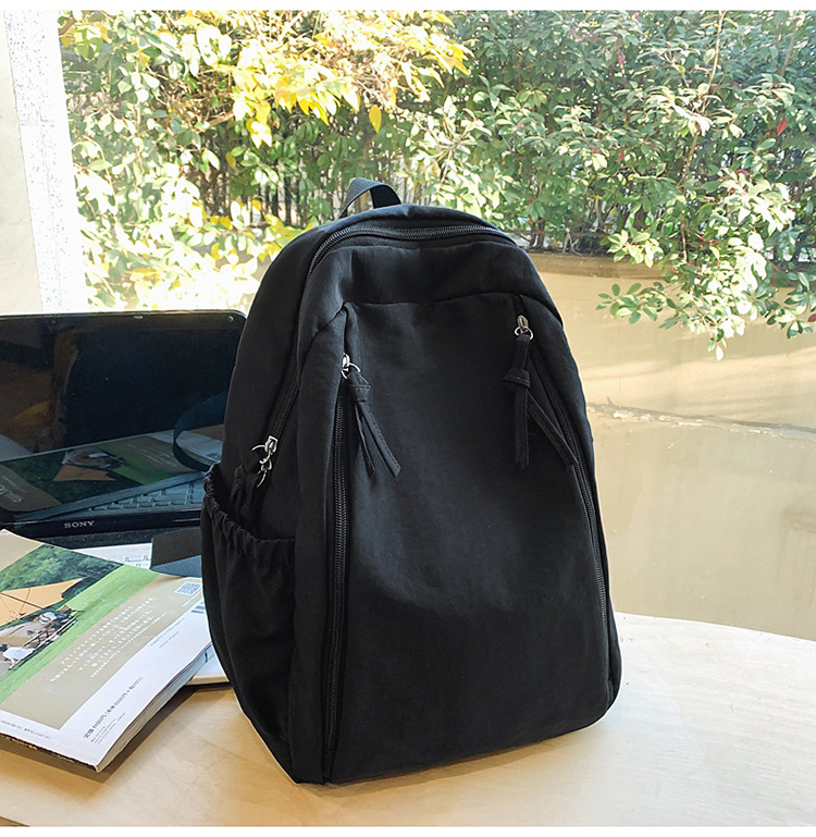 Estudiantes de secundaria retro estadounidenses, bolsos de lona, bolsos de hombro, estilo de alojamiento original, gran capacidad, 100 mochilas escolares, mochilas casuales