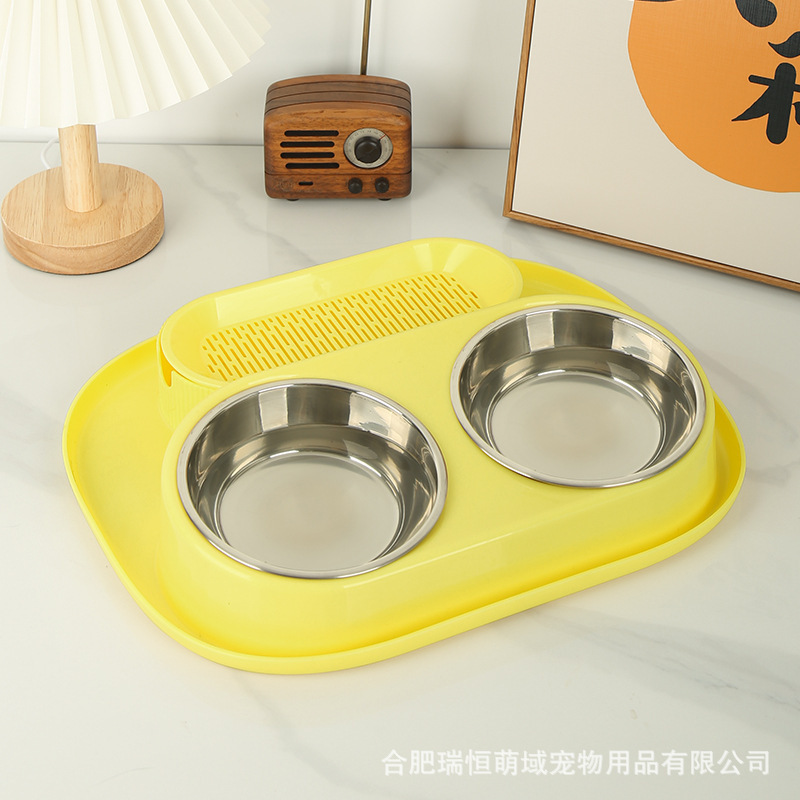 Cuenco de hierba para gatos (hierba para gatos de agua de grano) Amarillo