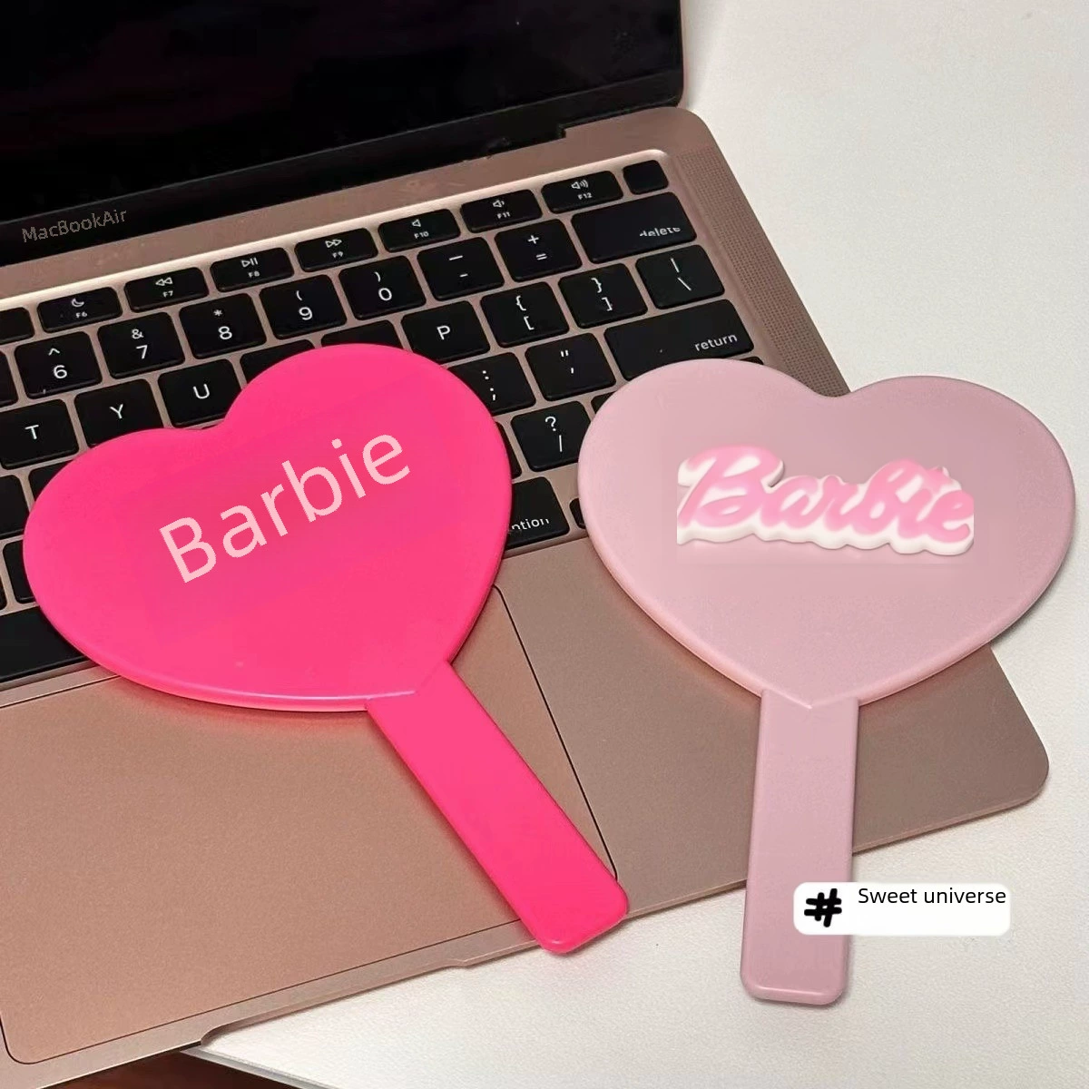 Handheld cute high quality mirror for princess for elementary school students