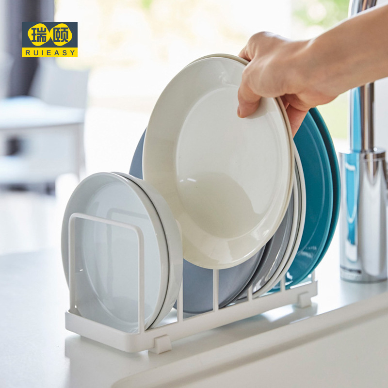 Drain Dish Rack Kitchen Home Goods Drawer Modern Minimalist Dish Storage Drain Shelf No Drill