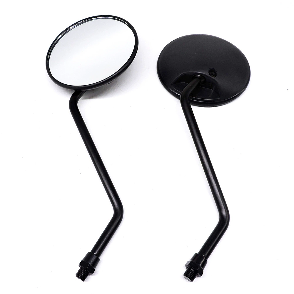 Rear view mirror, retroreflective round classic electric car