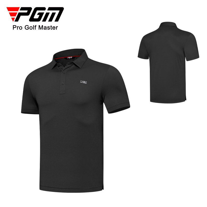 Áo polo nam tay ngắn PGM thể thao golf mùa hè — YF581 màu xám, YF581 màu đen, YF581 màu xanh lam, YF581 màu xanh hải quân