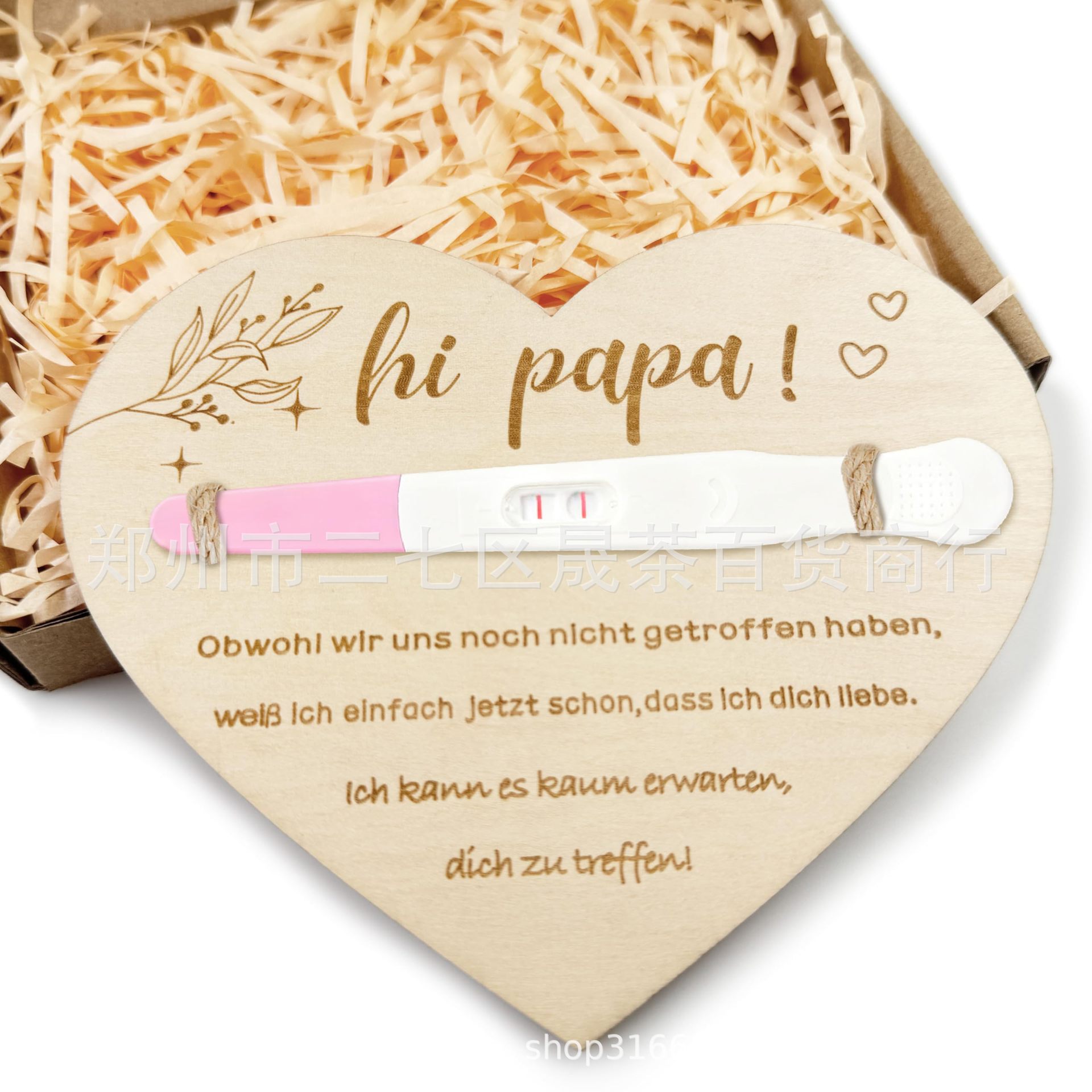 Artículo decorativo de madera para bodas con deseo, tubo de ensayo, regalo de boda, venta transfronteriza