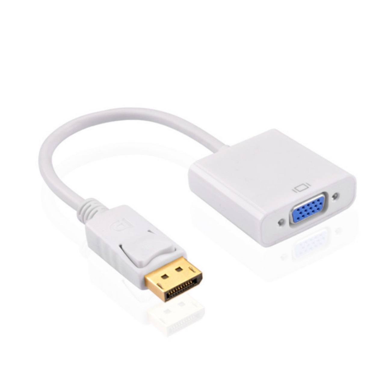 DP a VGA hembra convertidor de tarjeta gráfica dispiayport a VGA Interfaz de Monitor Adaptador de cable adaptador de cabeza