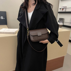 欧美时尚复古小方包女包休闲百搭手提腋下包高级感小众单肩斜挎包