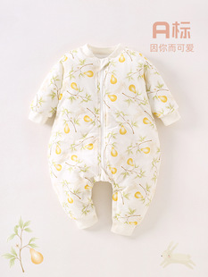 Baby sleeping bag autumn and winter category A 120g thickened cotton boneless baby anti-kick quilt baby clothes children's split-leg sleeping bag