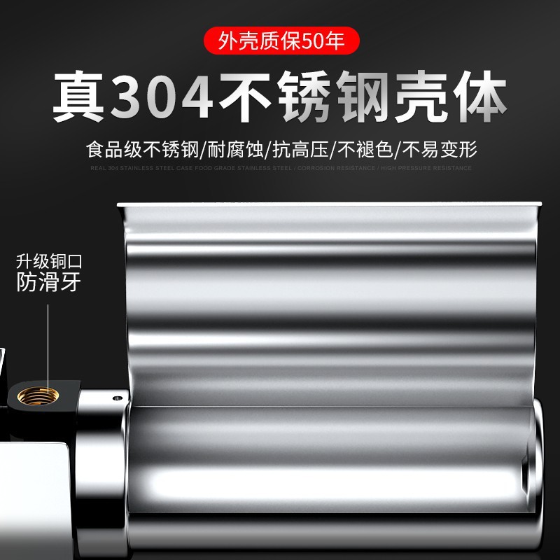 Prefiltro de Acero Inoxidable de 20 Pulgadas para Purificador de Agua, Filtración y Purificación de Agua del Grifo para Toda la Casa, Triple Filtración, Venta al por Mayor Transfronteriza