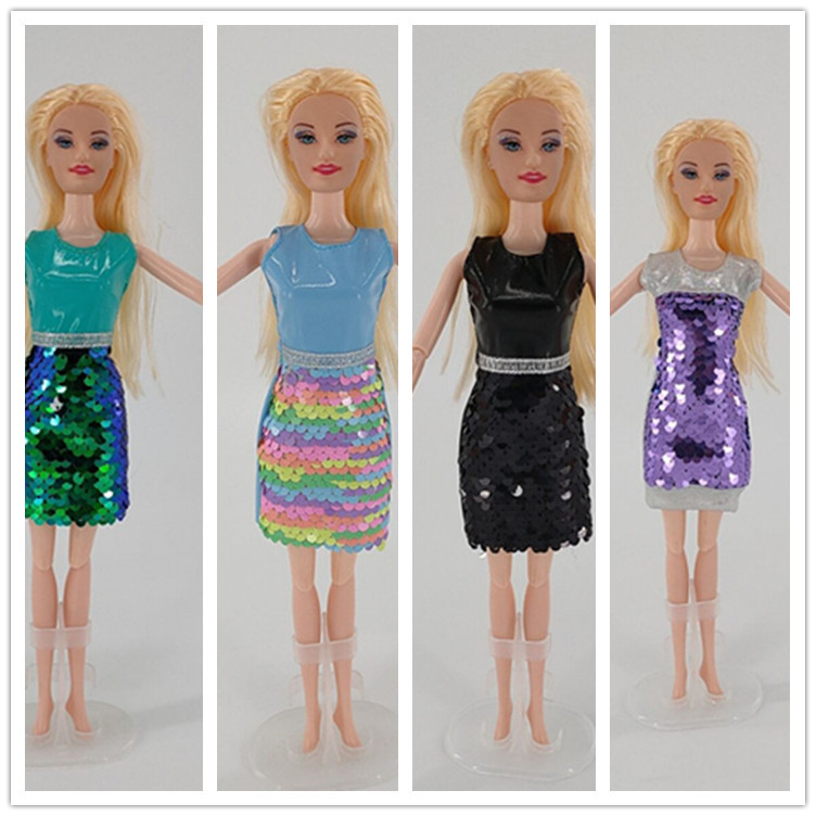 Shangsheng Barbie Doll Foreign Trade Fashion Doll Doll Dress Dress Princess Doll Dress