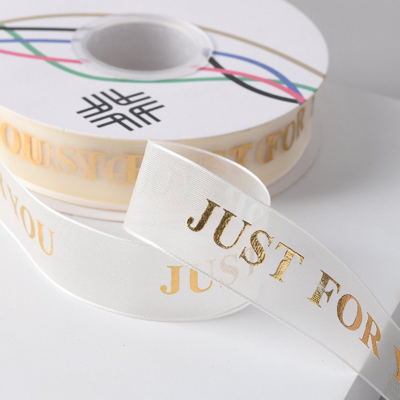 2,5 cm hilo de agua cinta dorada hilo de nieve pastel hornear embalaje cinta flor caja de regalo flejado cinta de embalaje