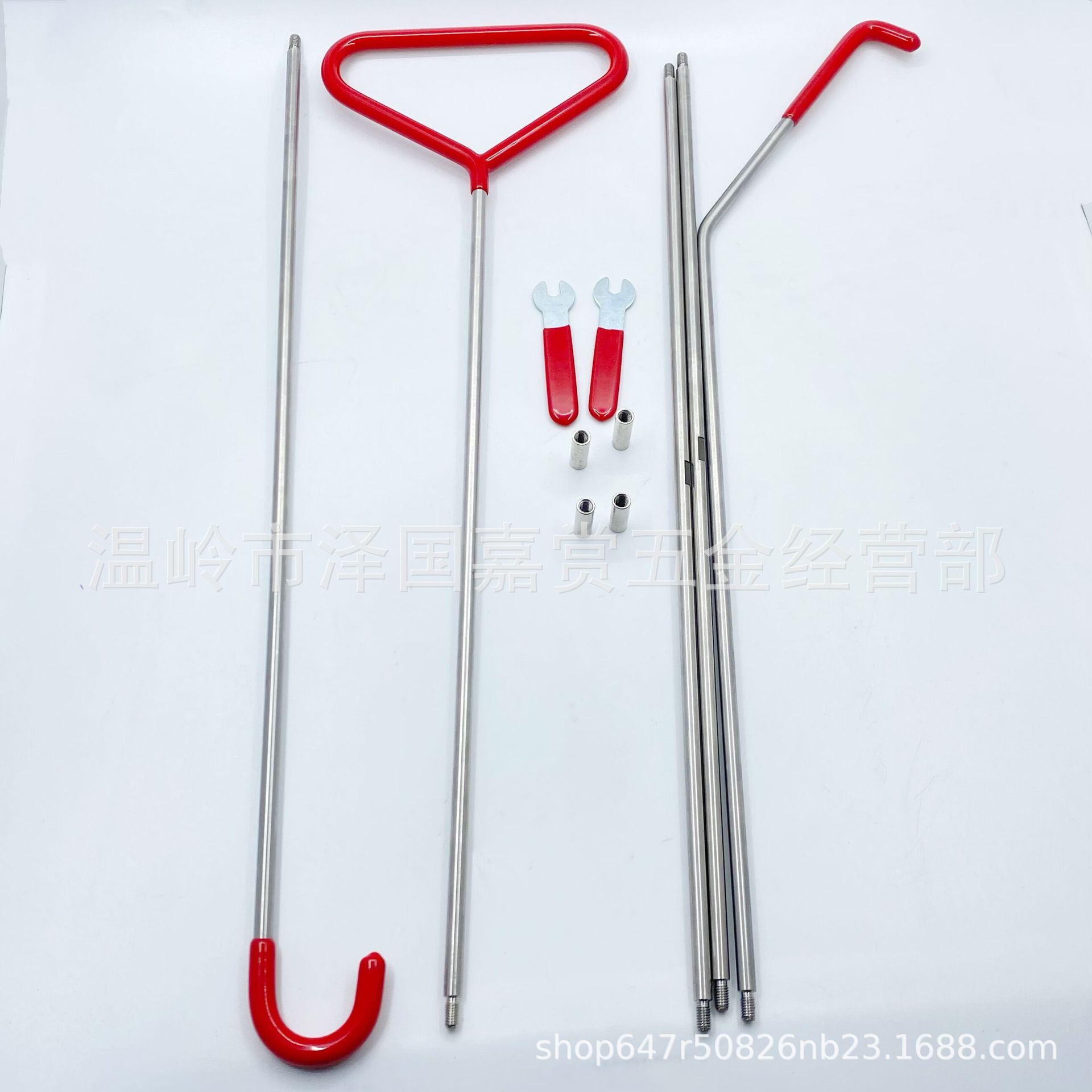 Stainless Steel Combination – Universal Repair kit - red-leather-case-5-section-airbag-tool-gloves