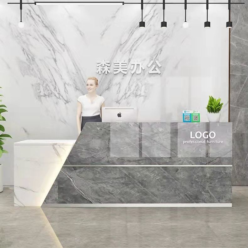 Cashier Simplicity modern Reception The reception desk Hairdressing Beauty Marble company Bar counter couture counter