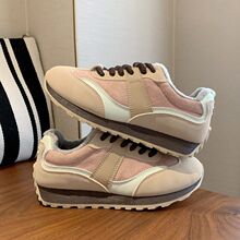 加绒德训鞋女冬季2025新款显瘦防滑百搭阿甘运动女鞋保暖女士棉鞋