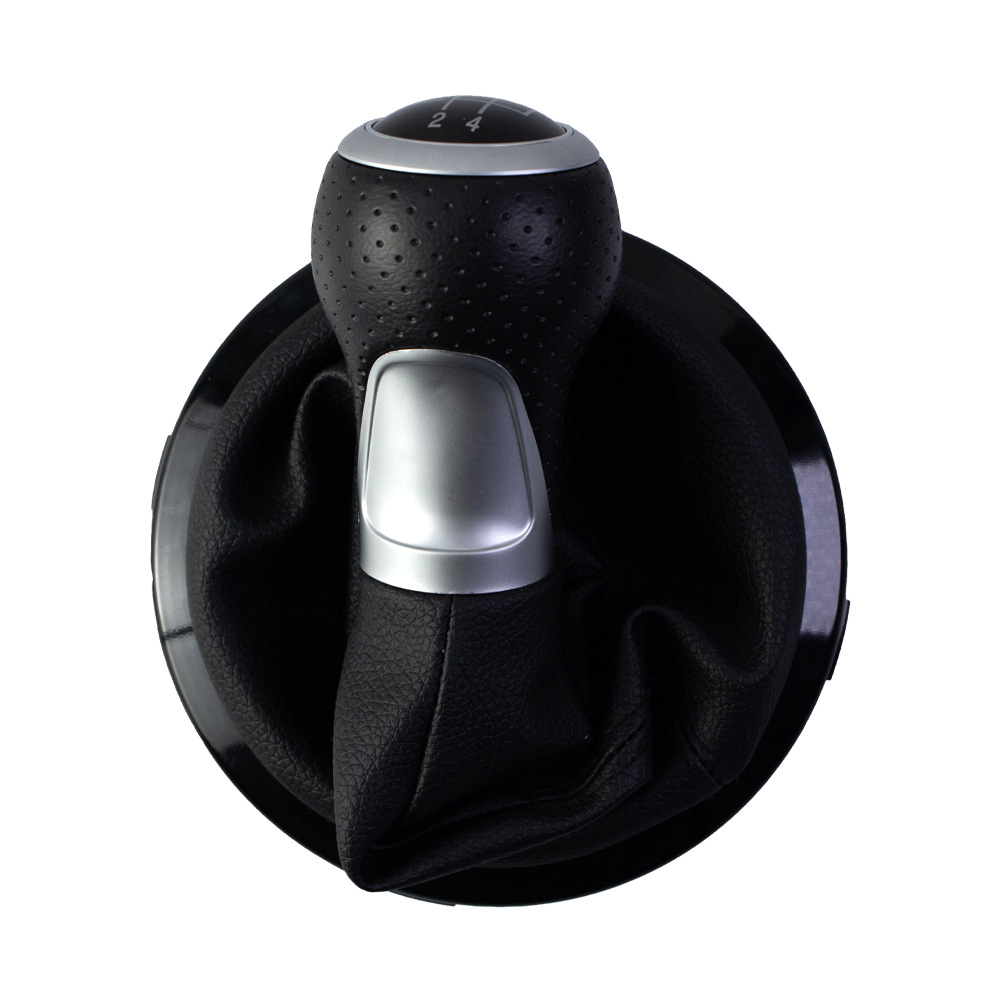 Cross-border suitable for Volkswagen GOL G4 G5 car handlebar silver ring 5-speed shift handball gear head interior accessories