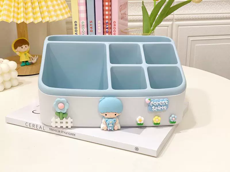 Большая cartoon настольная коробка для хранения Kuromipato собачий держатель ручки планшет канцелярия косметика мусорная коробка