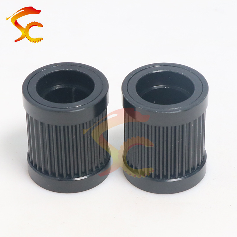 铝合金同步轮同步带轮 2GT32齿 内孔12 齿面16 两头套 总高24.8