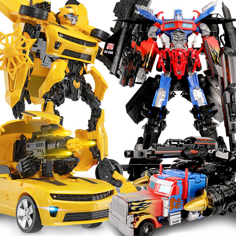 Biến Hình Đồ Chơi Bumblebee Xe Robot Optimus Hình King Kong Mẫu Hợp Kim Phiên Bản Trẻ Em Bé Trai Tặng 6