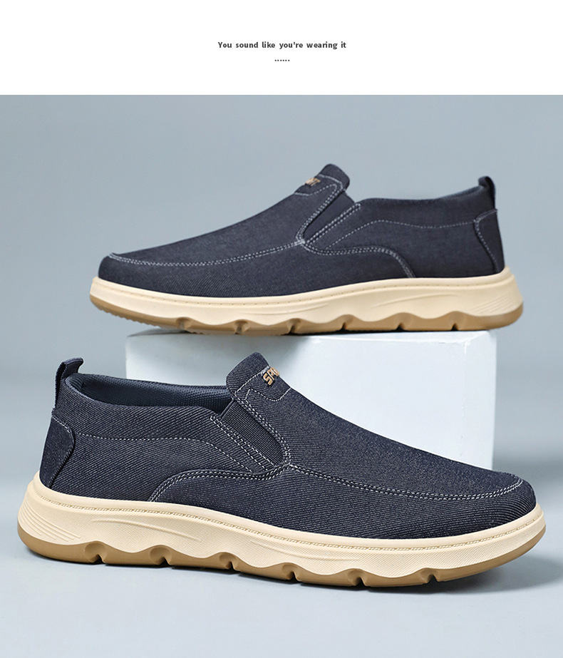 Shoes Men's New Single Shoes British Style Doudou Shoes Dad Shoes One Pedal Casual Sports Shoes_voghion.com