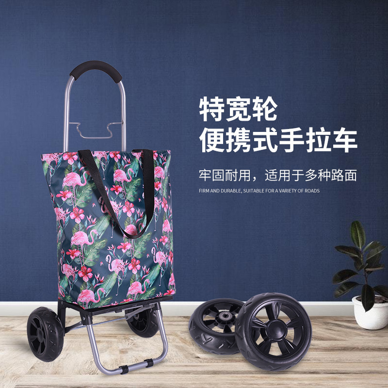 Manufacturer Wholesale Shopping Cart, Grocery Cart, Small Trolley, Push-Pull Cart, Good Quality, Hot-Selling Recommendation, Foldable Handcart