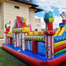 充气大滑梯 户外儿童新款充气滑梯 大型充气滑滑梯