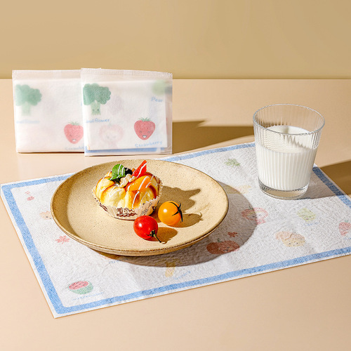 Wholesale Mucun Wash-Free Disposable Napkins Baby Waterproof Oil-Proof Children's Table Mat Baby Learning to Eat Tablecloth