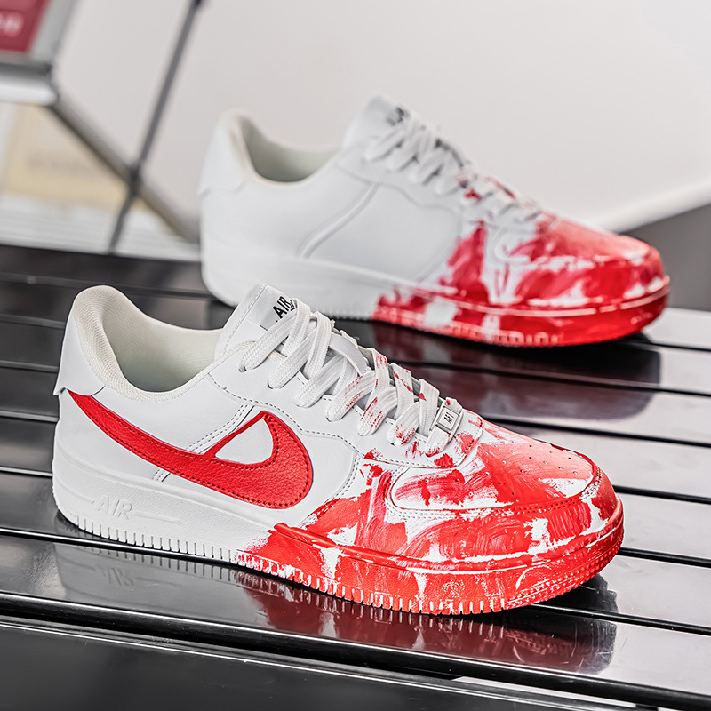 Putian Aj Men's Shoes Air Force One Crime Scene Collaboration Aj1 Student Couple Versatile Casual Sports Sneakers Women