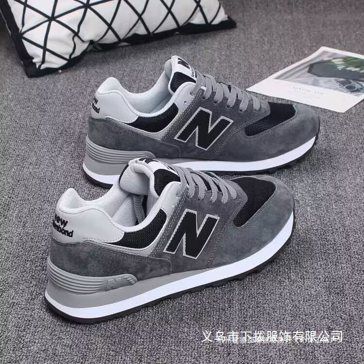 秋冬新款情侣鞋男款574运动休闲跑步鞋透气防滑耐磨大码n批发